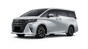 Toyota Alphard with a private driver for VIP and executive travel.