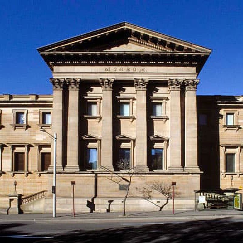 The Australian Museum in Sydney, a historic building showcasing exhibits on natural history, culture, and science.