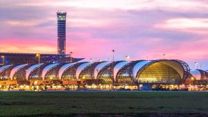 VIP Suvarnabhumi Airport transfer with Fast Track, buggy service, representative assistance, child car seat, and luxury vehicles