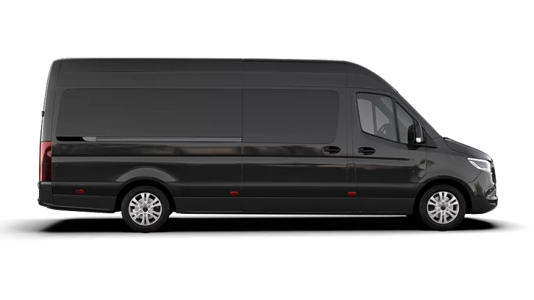 Luxury Benz Sprinter van rental in Thailand, ideal for VIP travel, business trips, and airport transfers