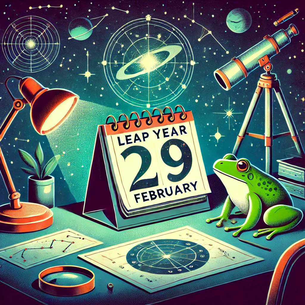 Calendar highlighting February 29, representing the rare birthdays of Leaplings